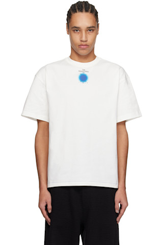 ADERERROR ホワイト Tシャツ Mサイズ 関税込み】ADER error ホワイト Blue Net Product. 51 Tシャツ
