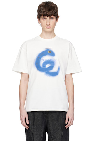 Tシャツ・カットソー ADER ERROR 25SS OFF WHITE 0105 GRAPHIC PRINT TEE SHIRT 251039M213027_1.jpg