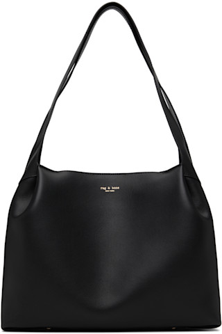 【関税込み】rag & bone トープ Slade トートバッグ Black Slade Calf Leather Tote by rag & bone on Sale