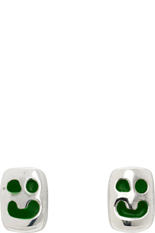 【関税込み】MAPLE シルバー Smiley ピアス MAPLEのシルバー Smiley ピアスがセール中