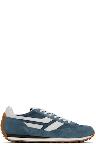 *SALE* TOM FORD 「ミック」ブルースニーカー メンズ Navy Suede Mick Sneakers by TOM FORD on Sale