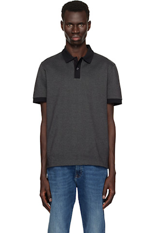 専用美品　BOSS ニットポロ　size L BOSS（HUGO BOSS） ポロシャツ リラックスフィット ニットポロ