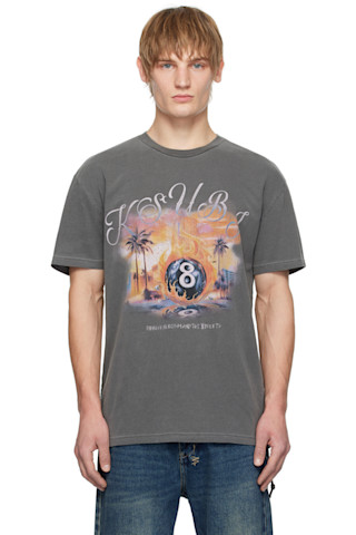 【関税込み】Ksubi グレー World Order Biggie Tシャツ Ksubiのグレー World Order Biggie Tシャツがセール中
