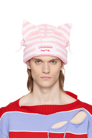 CHARLES JEFFREY LOVERBOY PUNK EARS ビーニー CHARLES JEFFREY LOVERBOY ニット帽 FLUFFY CHUNKY EARS BEANIE