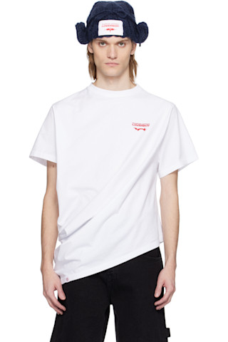 Charles Jeffrey LOVERBOY アシンメトリー ボーダーTシャツ Charles Jeffrey LOVERBOY アシンメトリー ボーダーTシャツ