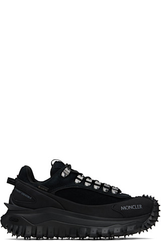 スニーカー Trailgrip Apex Sneakers Moncler: ブラック Trailgrip Apex レザー&スエード スニーカー