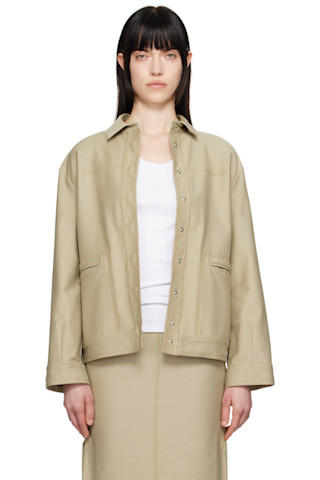 【関税込み】MM by Max Mara ブラウン Lepre ジャケット 251118F060001_1.jpg