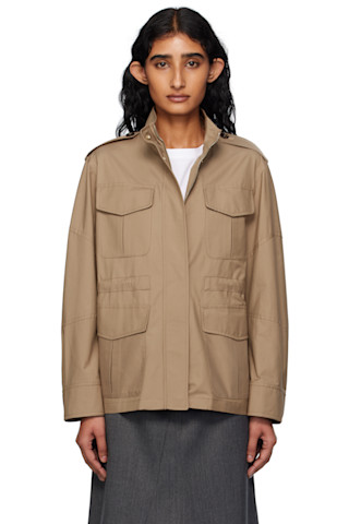【関税込み】Max Mara ベージュ Leila レインコート ジャケット 251118F063021_1.jpg
