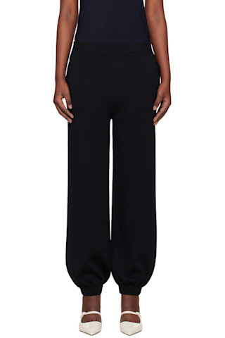 【関税込み】Max Mara ブラック Tirreno ラウンジパンツ Max Maraのブラック Tirreno ラウンジパンツがセール中
