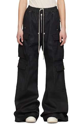 Rick Owens DRKSHDWのブラック Hollywood Double Cargo Jumbo