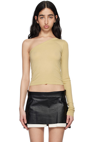 VIP【関税送料無料】希少 RICK OWENS DRKSHDW BEIGE T-SHIRT Beige Hollywood Ziggy T-shirt by Rick Owens DRKSHDW on Sale