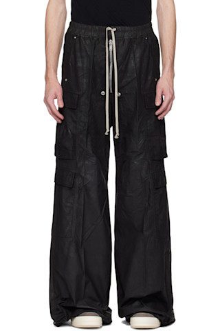 Rick Owens DRKSHDW: ブラック Hollywood Double Jumbo Belas Rick Owens DRKSHDW: ブラック Hollywood Double Jumbo Belas