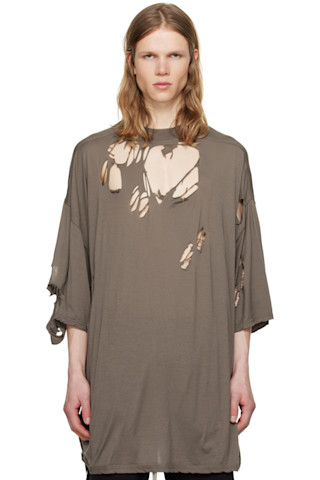 【関税込み】Rick Owens グレー Porterville Tシャツ Rick Owens DRKSHDWのグレー Hollywood Tommy Tシャツがセール中