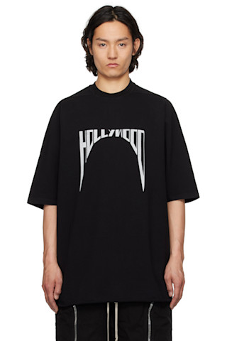 Rick Owens DRKSHDW: Black Hollywood Jumbo SS T-shirt | SSENSE Rick Owens DRKSHDW: Black Hollywood Jumbo SS T-shirt | SSENSE