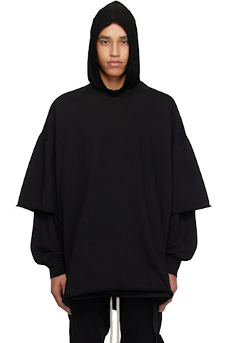 【関税込み】Rick Owens ブラック Hollywood ジップフーディ Rick Owens: Men's Hollywood Zipped Hoodie (Black) | DSML E-SHOP