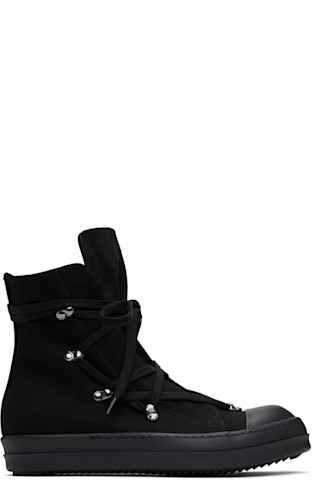 【ハイセンス】RICKOWENS Hollywood Hexa Sneaks ブラック Black Hollywood Hexa Sneaks Sneakers by Rick Owens DRKSHDW