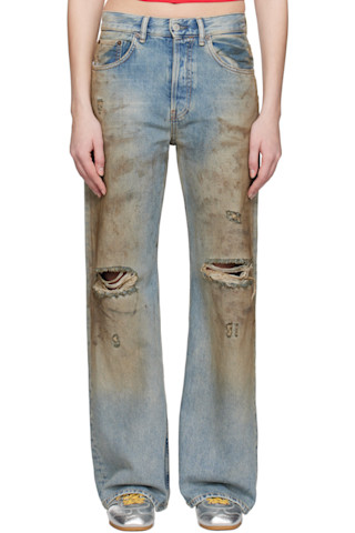 Acne studios SSENSE 限定　ジーンズ Acne Studios - スーパーバギーフィットジーンズ - 2023F