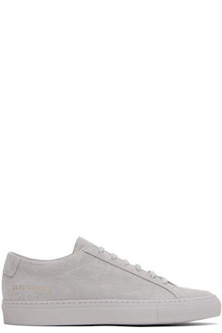 Common Projects: グレー Achilles Tonal スエード スニーカー