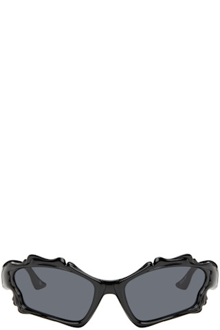 Le Specs: Black 'Le Siren' Sunglasses | SSENSE 日本