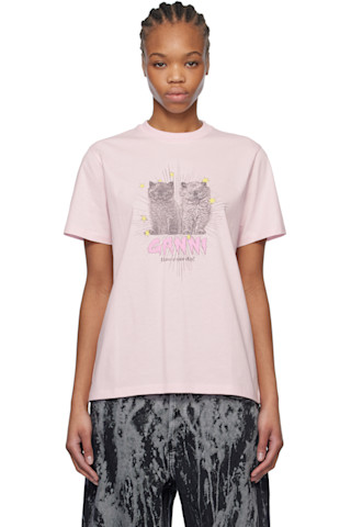 関税送料込【Ganni】ベーシック ジャージー ウィッチ Tシャツ 251144F110013_1.jpg