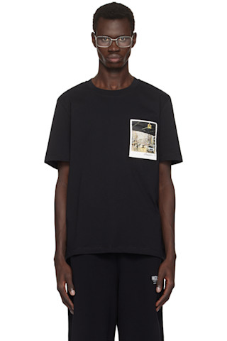 【関税込み】Helmut Lang ブラック Overpass Postcard Tシャツ Black Overpass Postcard T-shirt by Helmut Lang on Sale