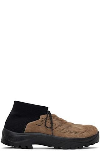 【関税込み】DEMON SSENSE限定 タン Cambriana スニーカー SSENSE Exclusive Tan Cambriana Sneakers by DEMON on Sale