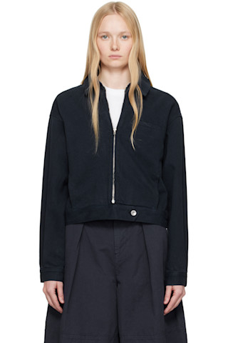 【関税込み】YMC ネイビー Burnside ボンバージャケット 251161F063014_1.jpg