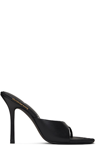 Alexander Wangのブラック Lucienne 105 トングヒール サンダル