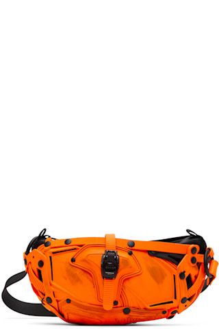 Innerraum: Orange & Black Object I30 Fanny Pack | SSENSE Innerraum: Orange & Black Object I30 Fanny Pack | SSENSE