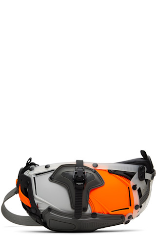 Innerraum: Gray & Orange Object I30 Fanny Pack | SSENSE Innerraum: Gray & Orange Object I30 Fanny Pack | SSENSE