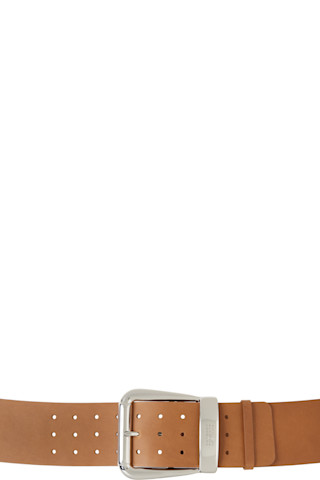 【関税込み】MM6 Maison Margiela ブラウン バックルベルト MM6 Maison Margielaのブラウン バックルベルトがセール中