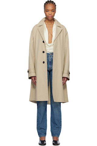 コート MM6 MAISON MARGIELA Women Outer S52AA0184 M35145124 Beige 251188F067004_1.jpg