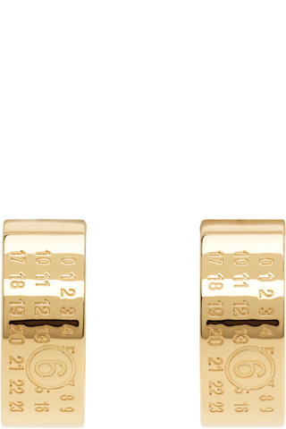 MM6 Maison Margiela: ゴールド Numeric Minimal Signature