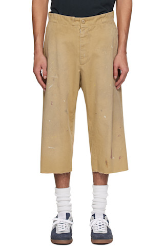 【MAISON MARGIELA】クラシックパンツ ベージュ Maison Margiela(メゾン マルジェラ) ボトムスその他(レディース
