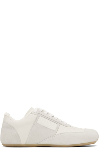 国内発送 MM6 Maison Margiela☆Anatomic スニーカー ホワイト系 White & Gray Anatomic Sneakers by MM6 Maison Margiela on Sale