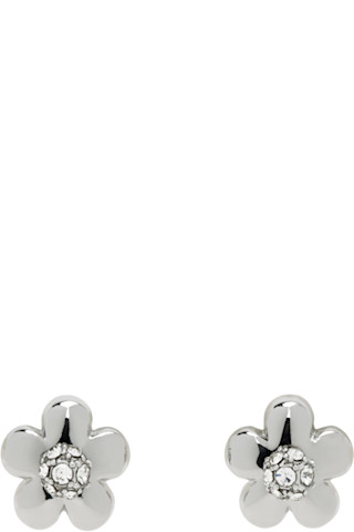 【関税込み】Marc Jacobs シルバー 'The Daisy' ピアス Marc Jacobs: シルバー 'The Daisy' ピアス | SSENSE 日本