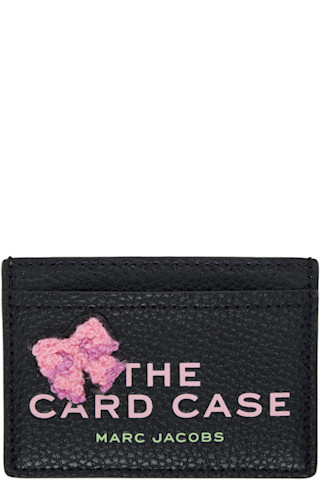 Marc Jacobs: Black 'The Sticker Patch Card Case' Card Holder
