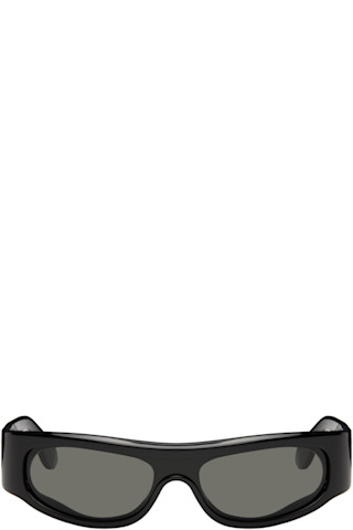 Black Pharaoh Sunglasses by RETROSUPERFUTURE on Sale