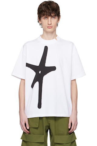★Spencer Badu★ ホワイト Start Tシャツ 251205M213013_1.jpg