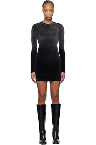 【関税込み】alexanderwang.t ブラック 長袖ミニワンピース alexanderwang.tのブラック 長袖ミニワンピースがセール中