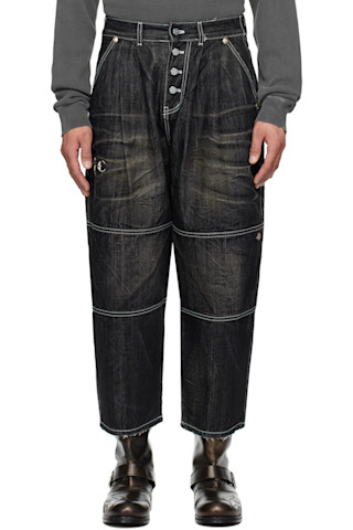 (専用)thug club Dickies ブラック サイズ1 Thug Clubのブラック Dickiesエディション ダブルニー ジーンズがセール中