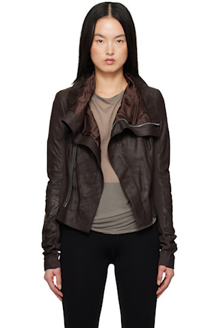 【Rick Owens】 Hollywood Naska レザー バイカージャケット RICK OWENS Naska leather biker jacket | NET-A-PORTER