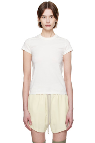 【関税込み】Rick Owens オフホワイト Hollywood Ziggy Tシャツ Rick Owensのオフホワイト Hollywood Level Tシャツがセール中