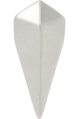 【送料込】RICK OWENS_Hollywood Mini Pyramid シングルピアス Silver Hollywood Mini Pyramid Single Earring by Rick Owens