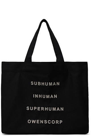 【関税&送料込み】Rick Owens Beach Tote Bag Black Beach Tote by Rick Owens on Sale