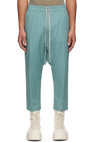 RICK OWENS Hollywood ドローストリングクロップドトラウザーズ 251232M191035_1.jpg