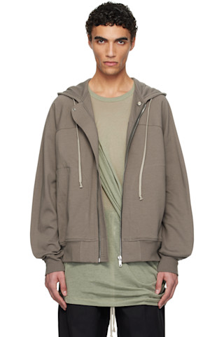 【関税込み】Rick Owens オフホワイト Hollywood ジップフーディ 251232M202012_1.jpg
