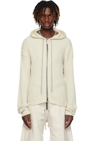 【関税込み】Rick Owens オフホワイト ヘビーウェイト フーディ 251232M202016_1.jpg
