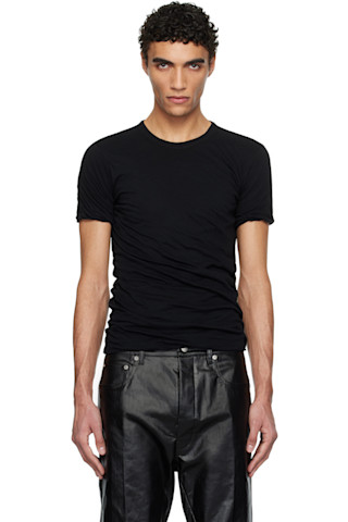 Rick Owensのブラック Porterville Double 半袖Tシャツがセール中