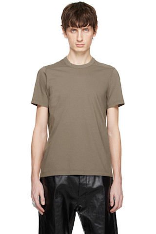 【関税込み】Rick Owens グレー Hollywood Level Tシャツ 251232M213105_1.jpg